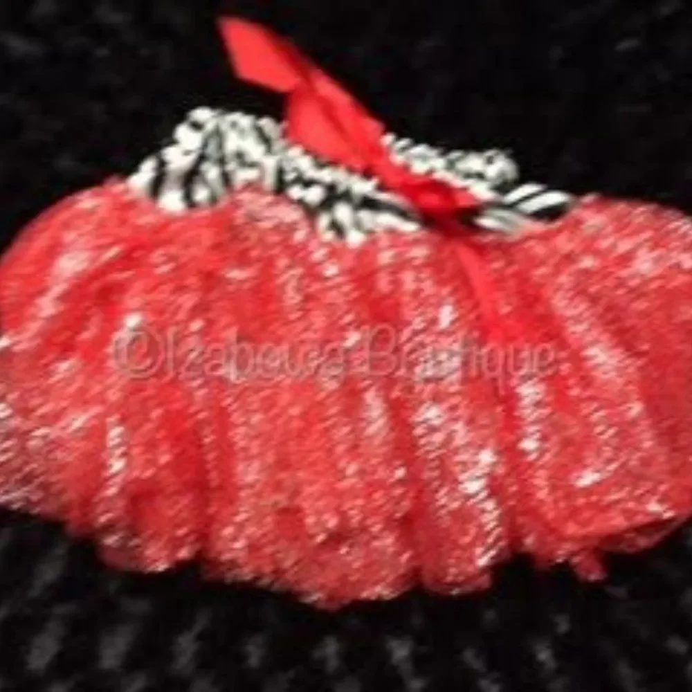 Red Zebra Sparkle Deluxe Tutu  REDZ5  5-6 years  NWT Boutique